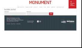 
							         Builder Portal Login | Monument Plumpton								  
							    