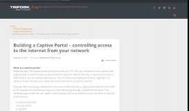 
							         Building a Captive Portal – controlling access to the internet from ...								  
							    