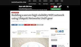 
							         Building a secure high visibility WiFi network using Ubiquiti Networks ...								  
							    