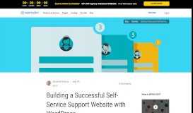 
							         Building a Self-Service Support Website with WordPress - WPMU DEV								  
							    