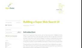 
							         Building a Super Slick Search UI - Digital Fusion								  
							    