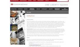 
							         Building Access - Welcome to One Liberty Square's Tenant® Portal								  
							    