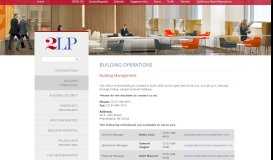 
							         Building Management - Welcome to 2 Liberty Place's Tenant® Portal								  
							    