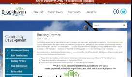 
							         Building Permits | Brookhaven Georgia - City of Brookhaven								  
							    