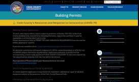 
							         Building Permits | CookCountyIL.gov								  
							    