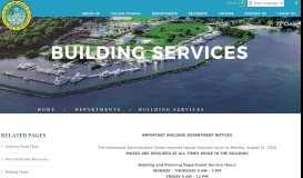 
							         Building Services - Islamorada, Village of Islands								  
							    