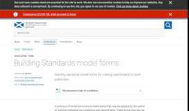 
							         Building Standards model forms - gov.scot								  
							    