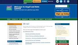 
							         Building Standards Register - Argyll and Bute Council								  
							    