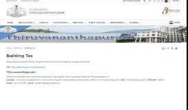 
							         Building Tax | Website of Thiruvananthapuram District - The ...								  
							    
