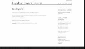 
							         BuildingLink | London Terrace Towers								  
							    