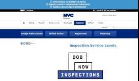 
							         Buildings - DOB NOW: Inspections - NYC.gov								  
							    