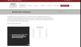 
							         BuildTools Software - Harpe Development |								  
							    