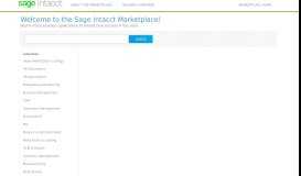 
							         Built on Sage Intacct Platform - Sage Intacct Marketplace								  
							    