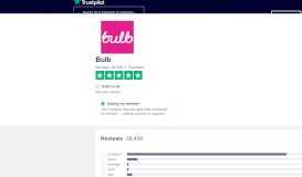 
							         Bulb Reviews | Read Customer Service Reviews of bulb.co.uk								  
							    