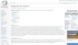 
							         Bulgarian Air Charter - Wikipedia								  
							    