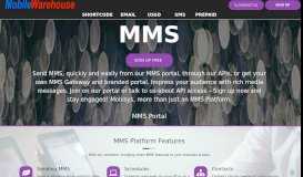 
							         Bulk MMS Portal, MMS Gateway, or MMS API								  
							    