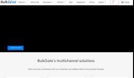 
							         BulkGate: SMS Gateway - Send SMS Worldwide								  
							    
