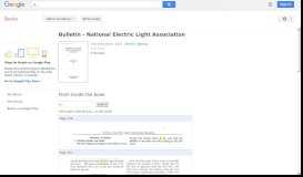 
							         Bulletin - National Electric Light Association								  
							    