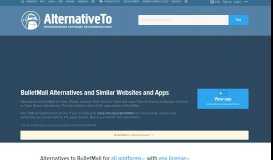 
							         BulletMail Alternatives and Similar Websites and Apps ...								  
							    