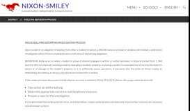 
							         Bullying Reporting Process - Nixon-Smiley Consolidated ...								  
							    