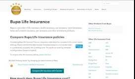 
							         Bupa Life Insurance | Canstar								  
							    