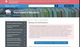 
							         Bureau of Certification - CT.gov								  
							    