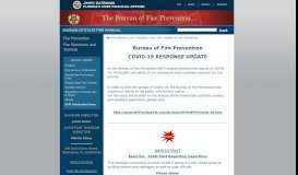 
							         Bureau of Fire Prevention - Florida Department of Financial Services								  
							    
