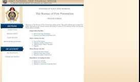 
							         Bureau of Fire Prevention Online Portal - Citizenserve								  
							    