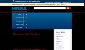 
							         Bureau of Health Workforce | Official web site of the U.S. Health ...								  
							    