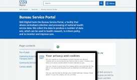 
							         Bureau Service Portal - NHS Digital								  
							    