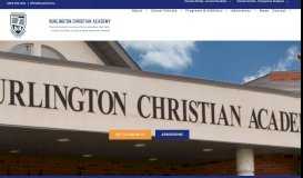 
							         Burlington Christian Academy: Home								  
							    