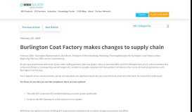 
							         Burlington Coat Factory Trading Partner EDI Update								  
							    