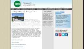 
							         Burlington Property Management - MPC Property Management								  
							    