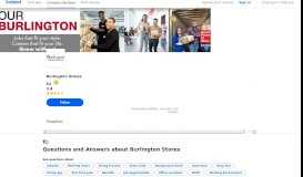 
							         Burlington Stores | How do I find my schedule what website do I go ...								  
							    
