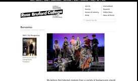 
							         Bursaries | Rose Bruford College								  
							    