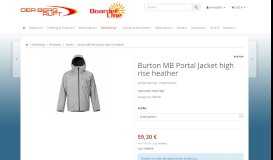 
							         Burton MB Portal Jacket high rise heather, 103,90 € - Der Berg R								  
							    