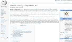 
							         Burwell v. Hobby Lobby Stores, Inc. - Wikipedia								  
							    