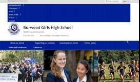 
							         Burwood Girls High School: Home								  
							    