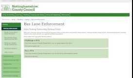 
							         Bus Lane Enforcement - Nottinghamshire County Council - Pay your ...								  
							    