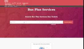 
							         Bus Plus Services Online Bus Ticket Booking, Bus ... - Redbus								  
							    