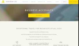
							         Business Accounts: Corporate Cars & Executive Travel | Addison Lee								  
							    