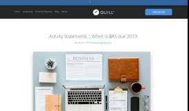 
							         Business Activity Statement | When is BAS due 2018 - Quill Group								  
							    