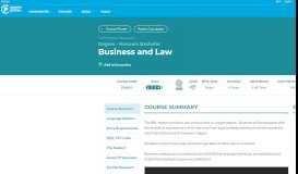
							         Business and Law - Careers Portal								  
							    