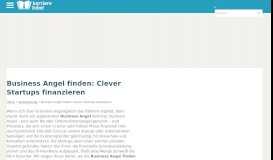 
							         Business Angel finden: Clever Startups finanzieren | karrierebibel.de								  
							    