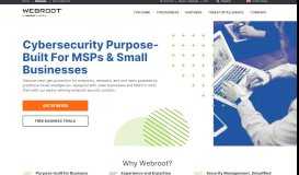 
							         Business Antivirus & Internet Security Software | Webroot								  
							    