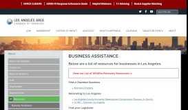 
							         Business Assistance in ... - Los Angeles Area Chamber of Commerce								  
							    