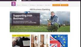 
							         Business Banking, Business Online Banking, AIB								  
							    