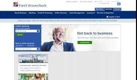 
							         Business Banking, Credit Cards, Loans | First Citizens Bank								  
							    