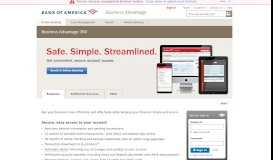 
							         Business Banking Online with Bank of America Small Business								  
							    