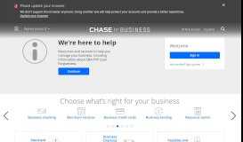
							         Business Banking Solutions and Business News l Chase for ...								  
							    